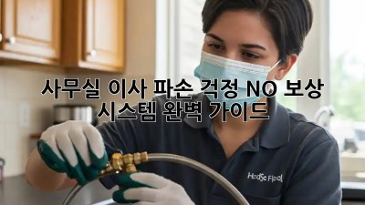 사무실 이사? 파손 걱정 NO! 보상 시스템 완벽 가이드